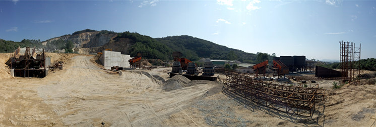SK cone crusher four brothers appeared in Guangdong